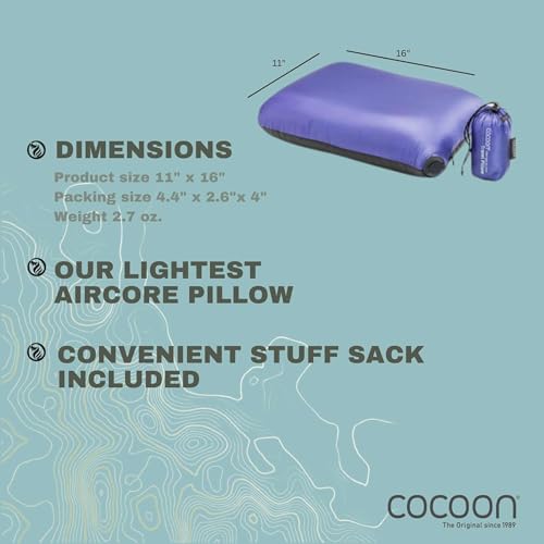 Cocoon Reisekissen Air Core Pillow Hyperlight - 6