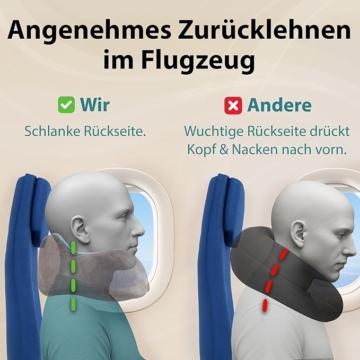FLOWZOOM Reisekissen mit flacher Rückseite